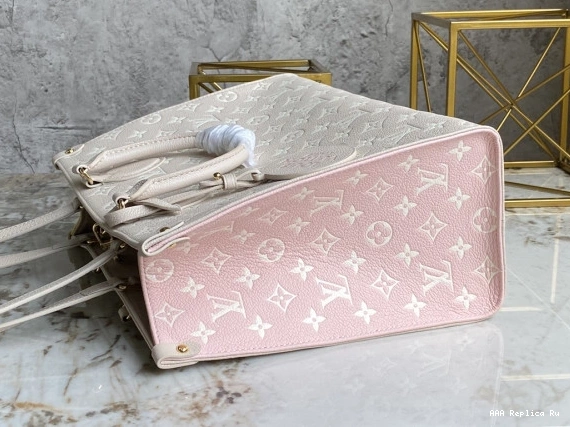 AAA Pruses Bags MM VUITTON ONTHEGO LOUIS 0727
